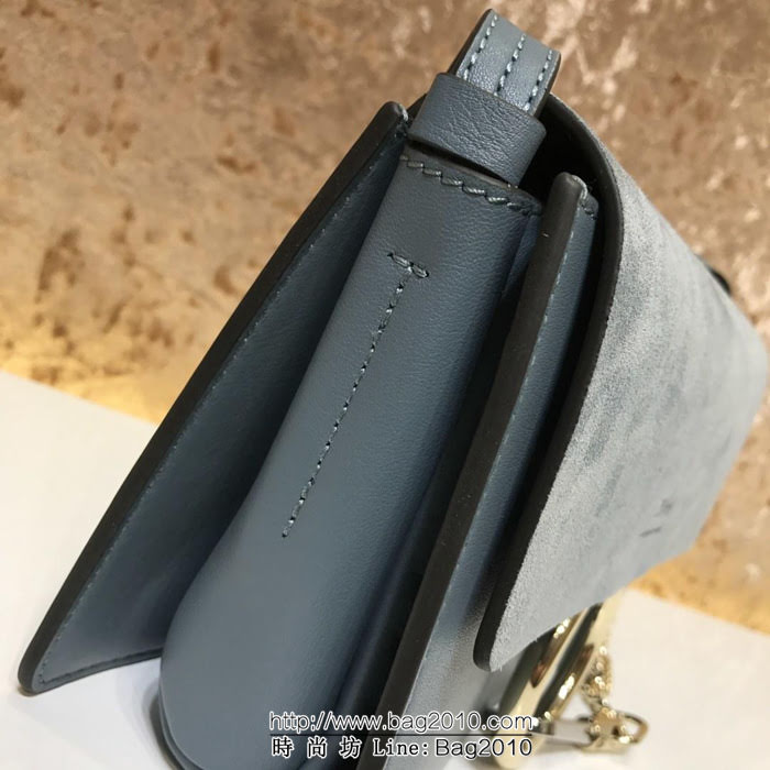 Chloe克洛伊 海外原單 Faye bag 牛皮拼麂皮 單肩斜挎包  ypk1156